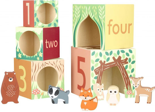 Orange Tree Toys Παιχνίδι Στοίβαξης από Ξύλο για 18+ Μηνών