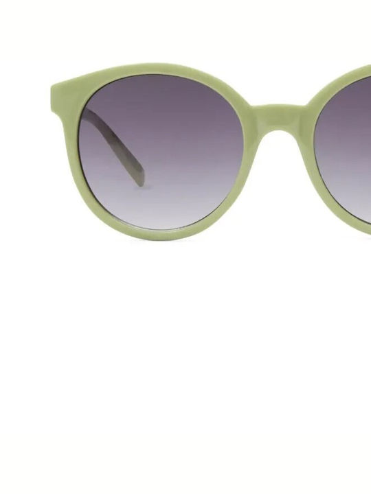 Vans Rise & Shine Women's Sunglasses with Green Plastic Frame and Gray Gradient Lens VN000HEECR0