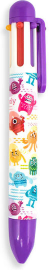 Pix Multicolor 6 Colors Retractable Mechanism Little Monsters