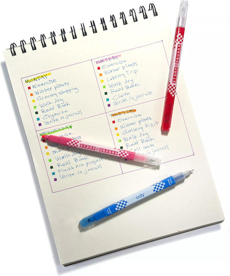 Double-ended Markers Square Stamp Thin Tip Set 12