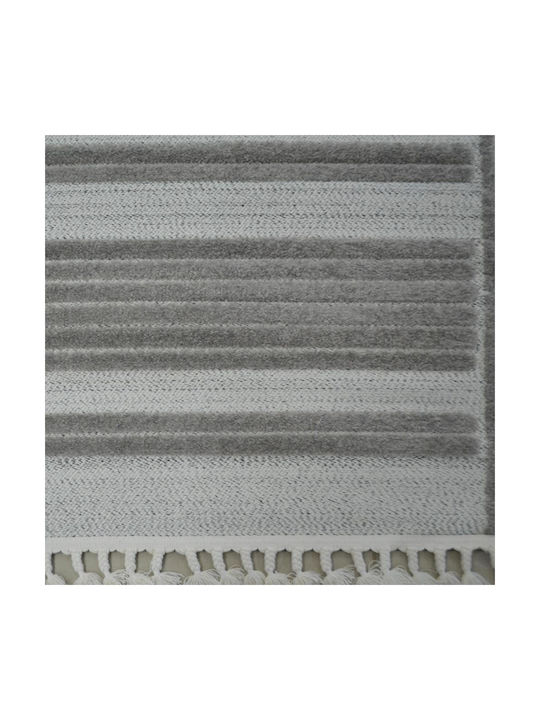 Unique Rug Rectangular Cream/Grey