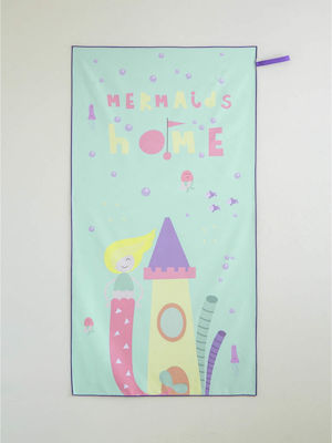 Nima Kids Beach Towel Turquoise 140x70cm