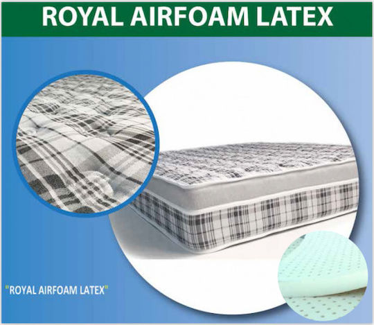 Achaia Strom Royal Air Υπέρδιπλο Ορθοπεδικό Στρώμα Διπλής Όψης 160x200x30cm με Ανώστρωμα