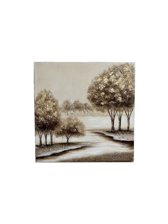 Zen Collection Πίνακας σε Καμβά 60x60cm