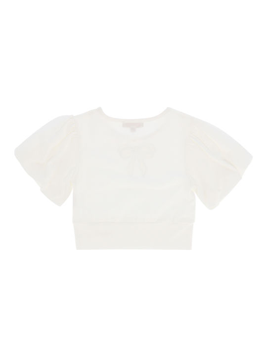 Angel's Face Kids Blouse Short Sleeve SNOWDROP Dollie Pearl Bow