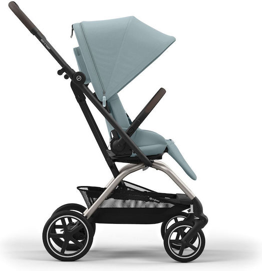 Cybex Eezy S Twist+ 2 Ρυθμιζόμενο Καρότσι Μωρού Kατάλληλο για Nεογέννητο Stormy Blue / Taupe 8.8kg