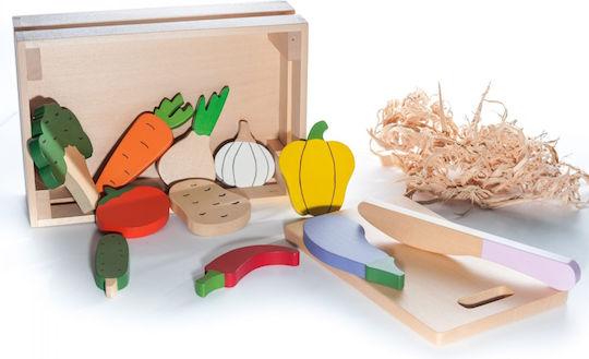 Lebensmittelspielzeug Obst & Gemüse aus Holz für 3+ Jahre