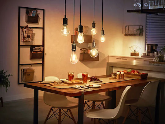 Philips Smart Bulb LED 7W for Socket E27 and Shape G93 Warm White 550lm Dimmable