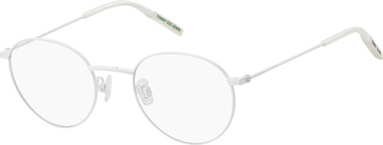Tommy Hilfiger Metallisch Brillenrahmen Weiß TJ0030 6HT