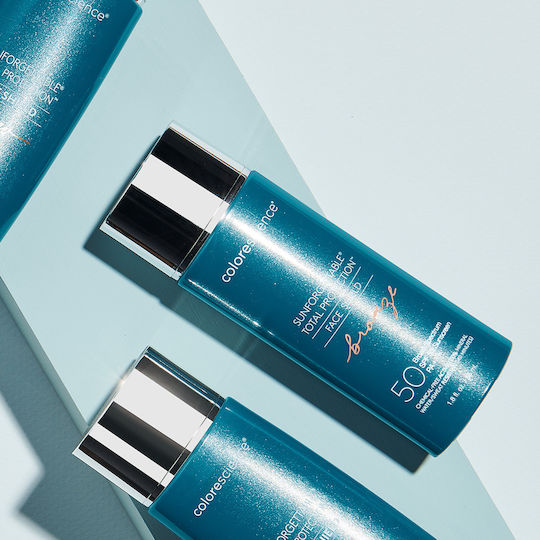Colorescience Sunforgettable Total Protection Face Shield Mineral Mineral Αδιάβροχο Αντηλιακό Προσώπου SPF50 με Χρώμα Bronze 55ml
