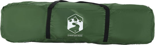 vidaXL Къмпинг Сцена Изскачаща Зеленa за 4 Човека 273x273x129см