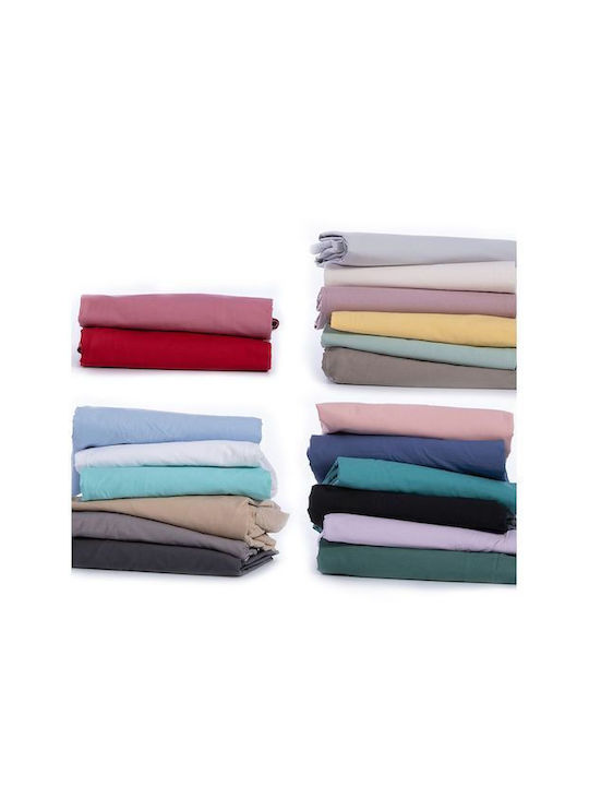 Nef-Nef Homeware Basic Σεντόνι Υπέρδιπλο 240x270εκ. 1213-amethyst