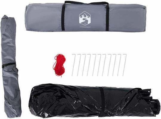 vidaXL Camping Tent Pop Up Orange for 4 People 260x217x150cm