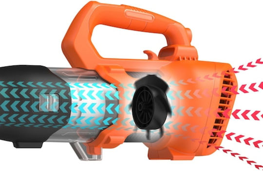 Black & Decker Laubbläser Handheld Elektrisch 1850W mit Maximaler Luftgeschwindigkeit 225km/h