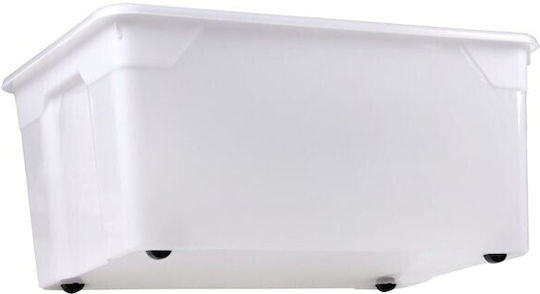 Homeplast Nak Kunststoff Aufbewahrungsbox mit Deckel Weiß 70x46x34cm 1Stück