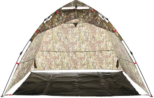 vidaXL Sommer Campingzelt Grüne Für 4 Personen 260x246x180cm