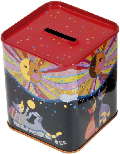 Fridolin Children's Money Box Metal Gold 6x8cm