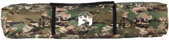 vidaXL Fishing Tent Green for 4 People 262x254x172cm