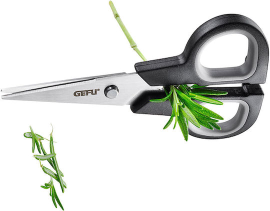 Gefu Stainless Steel Herb Scissor Black