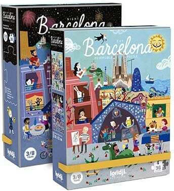 Puzzle pentru Copii Day Night pentru 3++ Ani 36buc Londji