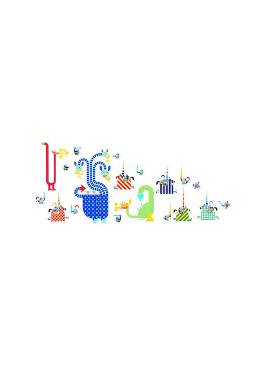 Djeco Kinder Wandsticker Dekorative Kinder Wandsticker 62cm