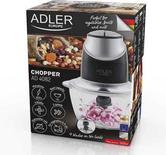 Adler AD-4082 Мултифункционална Машина 550W с Резервоар 1.2л Черен