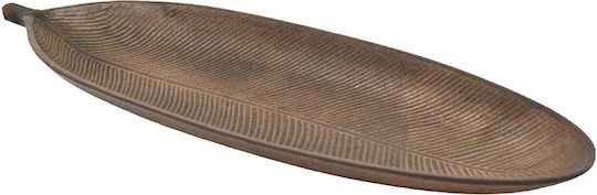 Ankor Holz Rechteckig Serviertablett mit Griffen in Braun Farbe 49.5x17.5x2.5cm 834945 1Stück