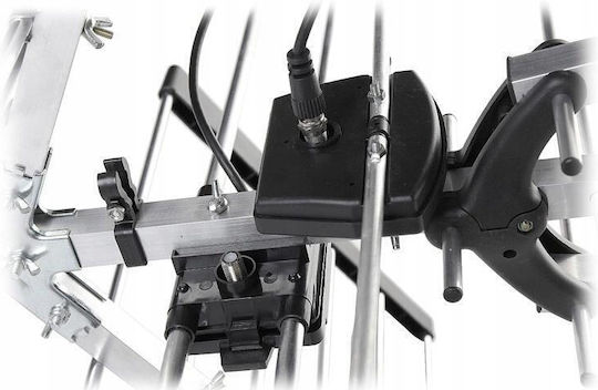 Red Eagle Vhf Uhf Lte BX1000 Εξωτερική Κεραία Τηλεόρασης (δεν Απαιτεί Τροφοδοσία) Μαύρη