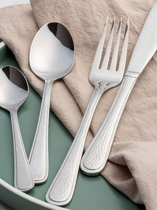 Nava Set Linguri Alimente Oțel Inoxidabil Argintii 29cm 3 Bucăți
