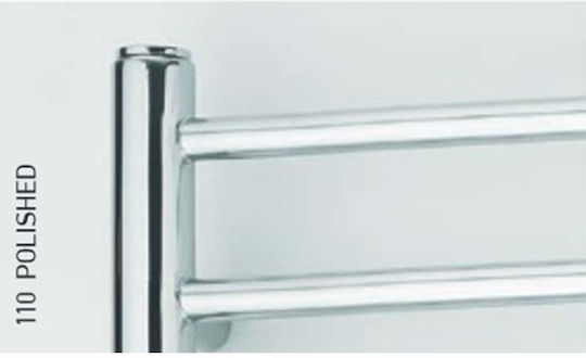 Thermo Electric Towel Rail 300W 119x50cm Silver