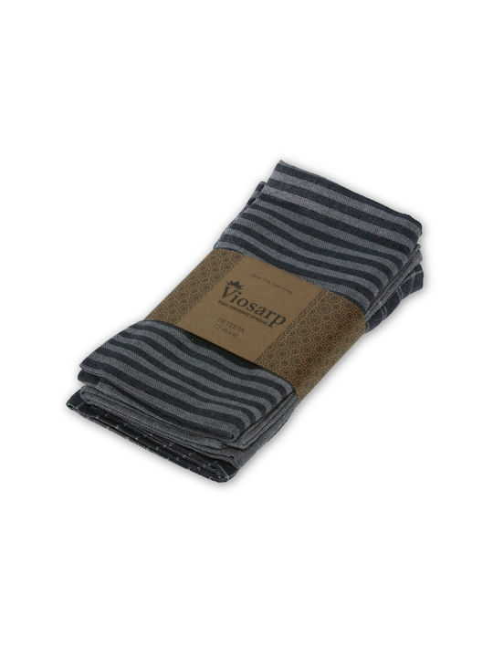 Viosarp Towel from 100% Cotton 45x65cm (Various Designs) 3pcs