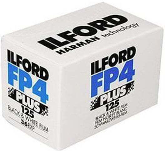 Ilford B&W Negative FP4 Plus 125 Roll Film 35mm (36 Exposures)