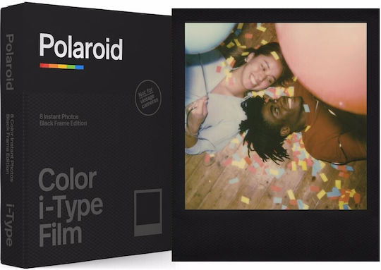 Polaroid Color i-Type Instant Φιλμ (8 Exposures) Black Frame Edition