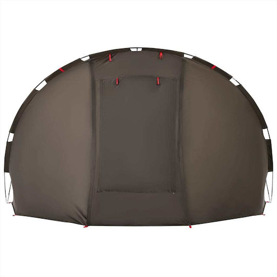 vidaXL Fishing Tent Brown for 5 People 273x273x129cm