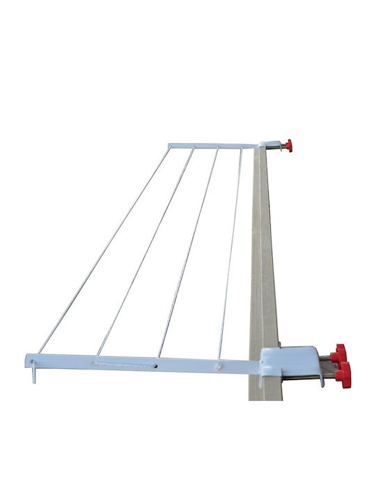 Aplostrak Metallic Folding Wall Mounted Balcony Railings with Hanging Length 11m