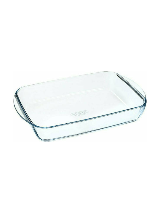 Pyrex Ορθογώνιο Πυρίμαχο Σκεύος Γυάλινο 40x27x7cm