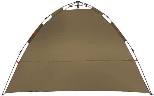 vidaXL Σκηνή Ψαρέματος Igloo Πράσινη για 4 Άτομα 262x254x172εκ.