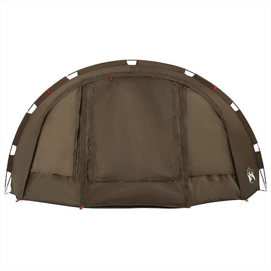 vidaXL Fishing Tent Green for 4 People 298x236x152cm