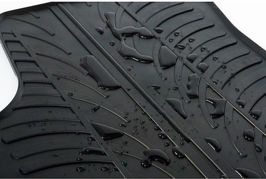 Auto Gs Set of Front and Rear Mats 4pcs for Ford C-Max 2015 Black