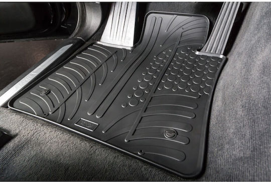Auto Gs Set of Front and Rear Mats 4pcs for Seat Alhambra Volkswagen Sharan Black