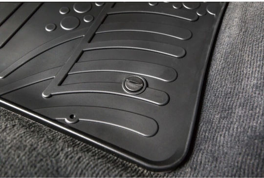 Auto Gs Set of Front and Rear Mats 4pcs for Seat Alhambra Volkswagen Sharan Black