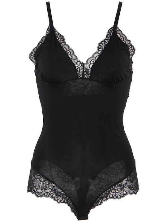 Subblime Sexy Bodysuit mit Spitze Schwarz