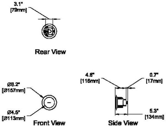 Bose FreeSpace 3 Flush-Mount Satellites Παθητικά Ηχεία Οροφής (Ζεύγος) Λευκά 843091-0210