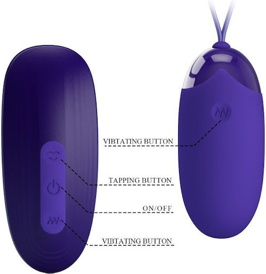 Pretty Love Stimulator Vibrator Ei mit Fernbedienung Lila