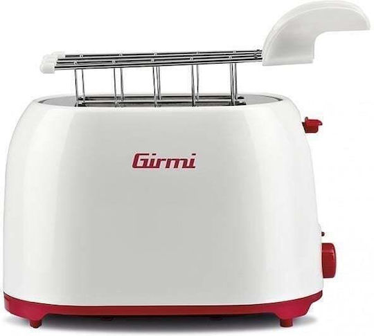 Girmi TP10 Φρυγανιέρα 2 Θέσεων 750W Λευκή