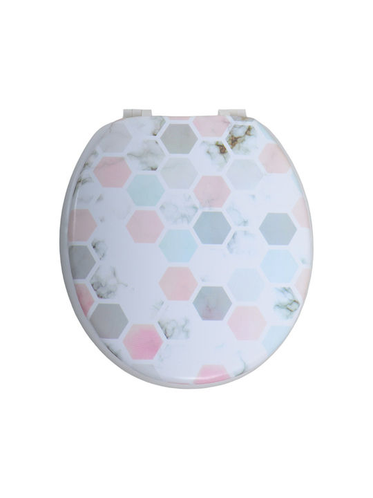 Ankor Plastic Toilet Seat Multicolour 39cm