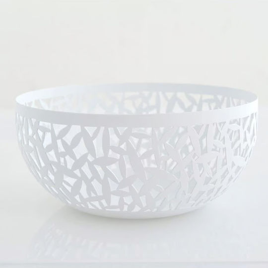 Alessi Cactus Obstschale Metallisch Weiß 29x29x10.8cm