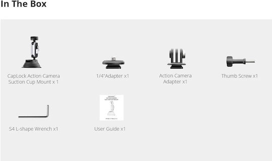 PGYTECH Βάση Στήριξης Action Cameras P-GM-222