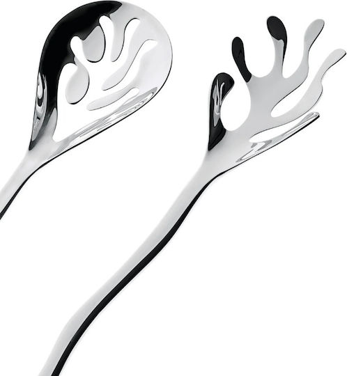 Alessi Сет Неръждаема стомана Инструменти за сервиране 2бр Сребрист