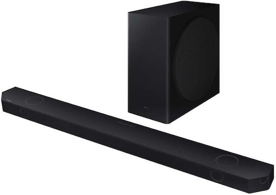 Samsung Soundbar 5.1.2 Bluetooth, HDMI και Wi-Fi 360W με Τηλεχειριστήριο Μαύρο HW-Q800D/EN